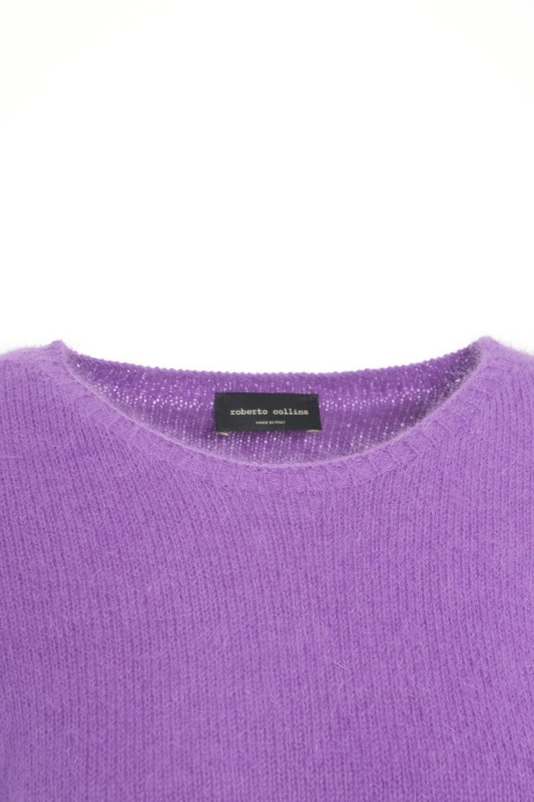 Roberto Collina Wool Blend Sweater With Classic Round Neckline And Long Sleeves