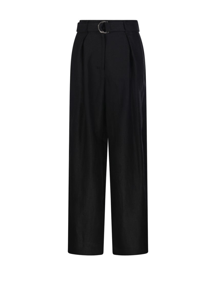 Max Mara Jane Wide Leg Belted Pants