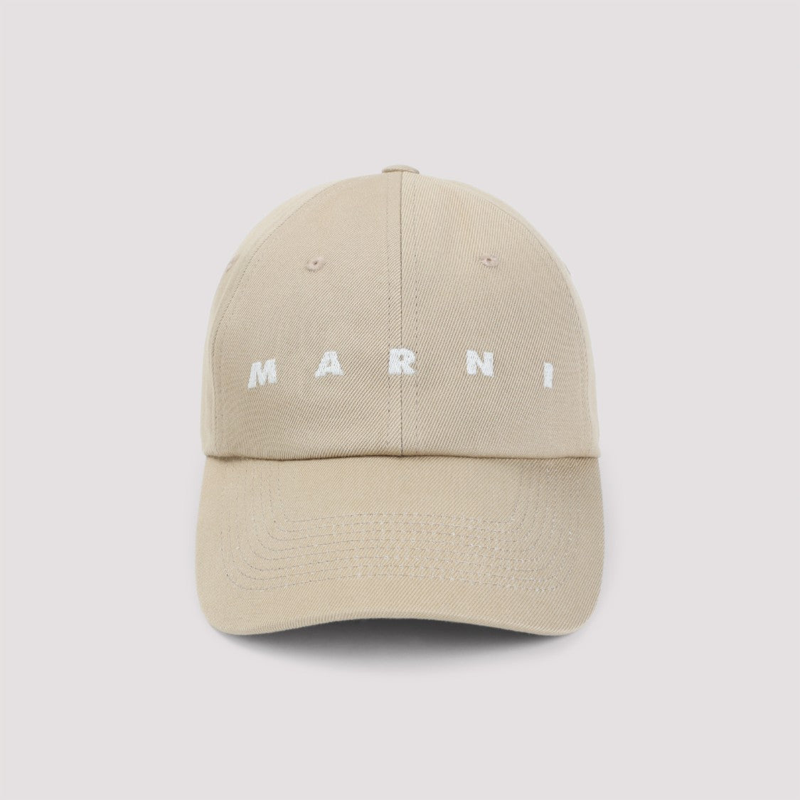 Marni Beige Cotton Hat