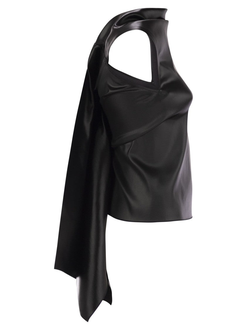 Sportmax Agadir1234 - Sleeveless Top With Drape