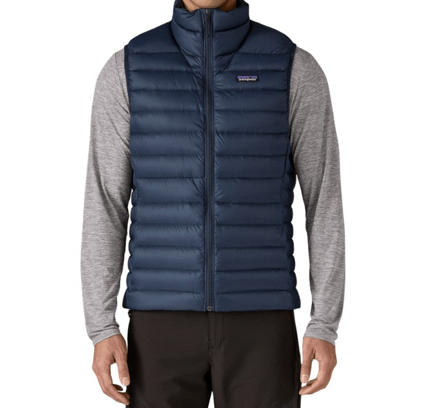 Patagonia Lightweight Blue Down Insulated Vest