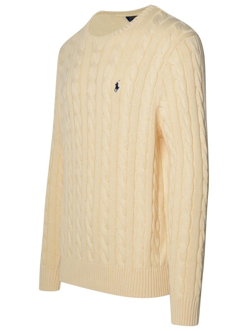 Polo Ralph Lauren Ivory Cotton Sweater
