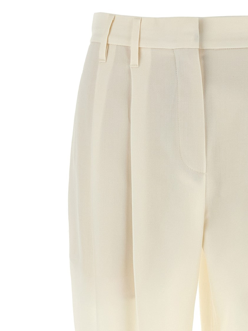 Brunello Cucinelli Baggy Fit Pleat Pants
