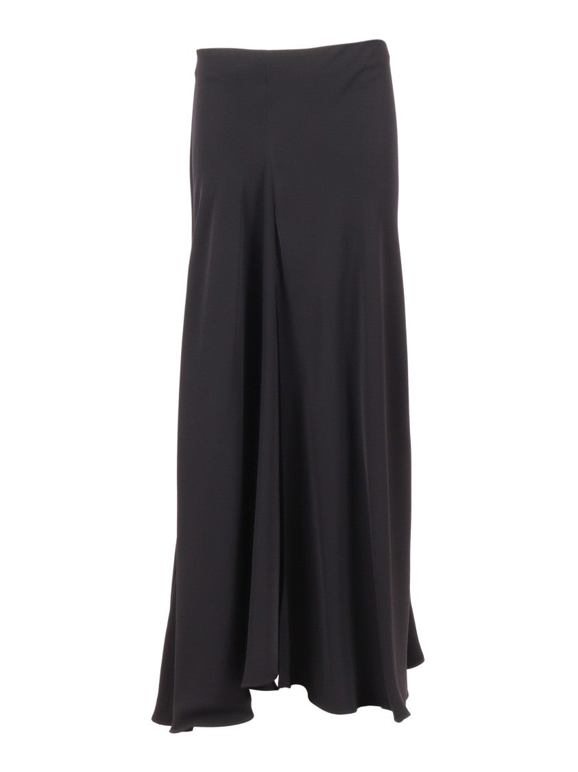 P.A.R.O.S.H. High Waist Black Maxi Skirt