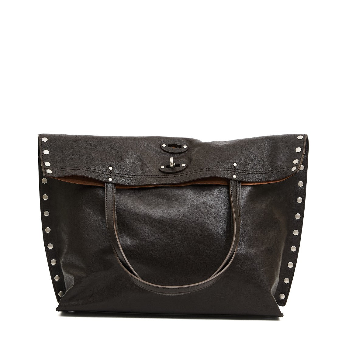 Zanellato A'spasso Pelle Invecchiata Brown Carbone