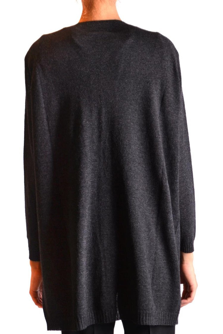 Woolrich Open-Front Knit Sweater With Ribbed Cuffs