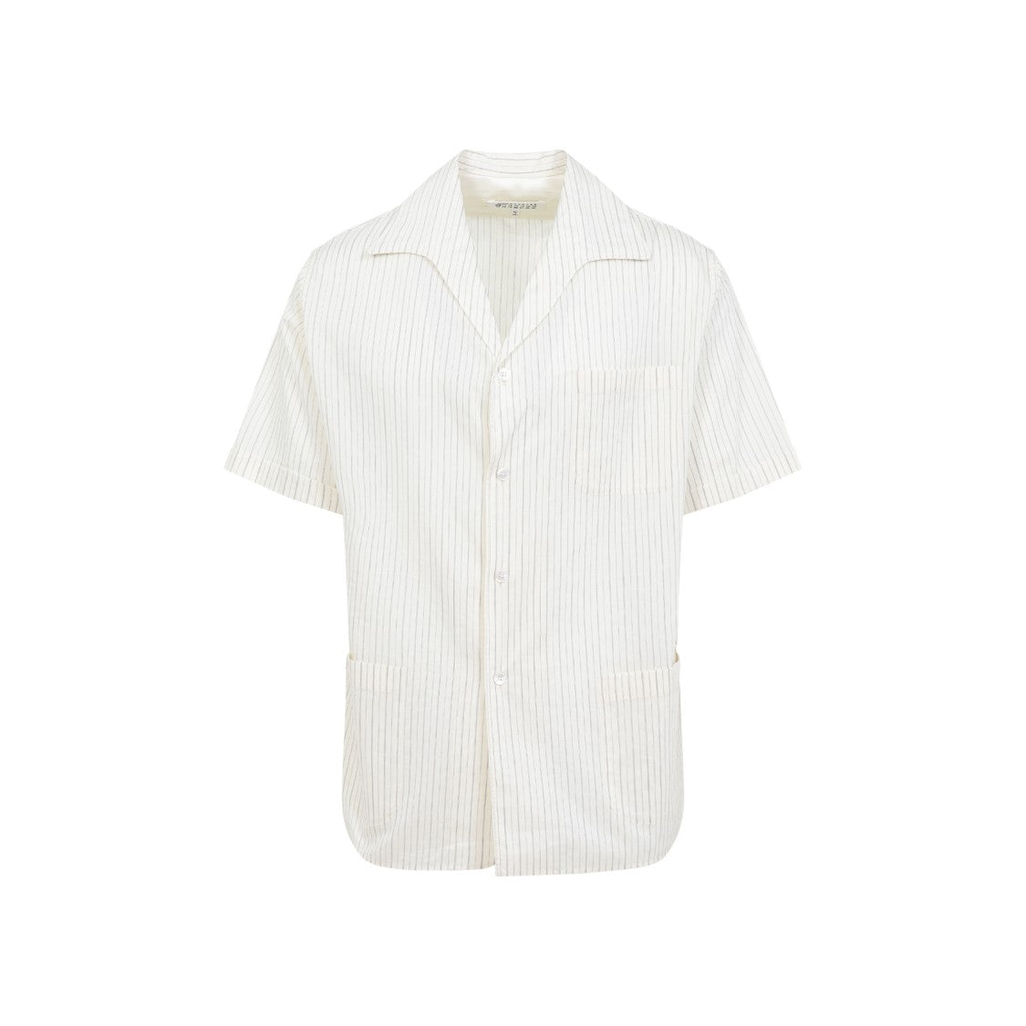 Maison Margiela Ecru Cotton And Silk Shirt