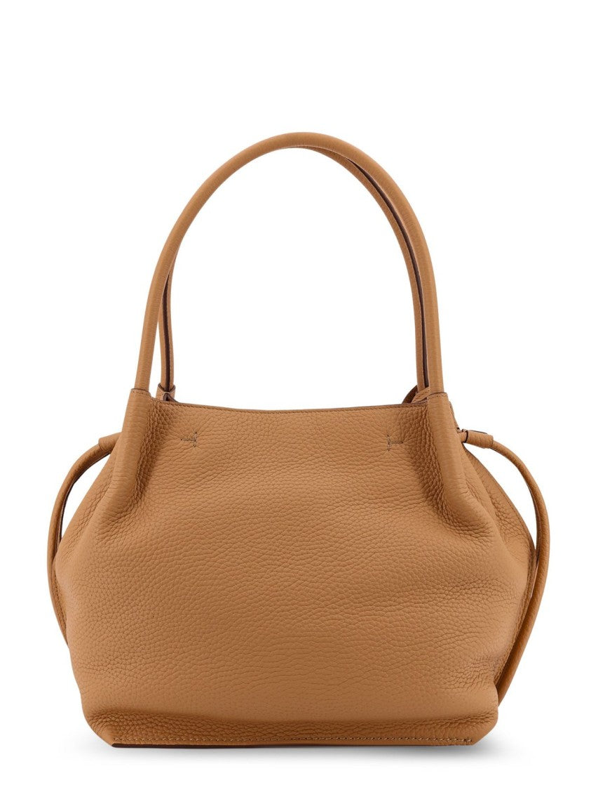 Tod's Beige Minimalist Handbag With Structured Silhouette