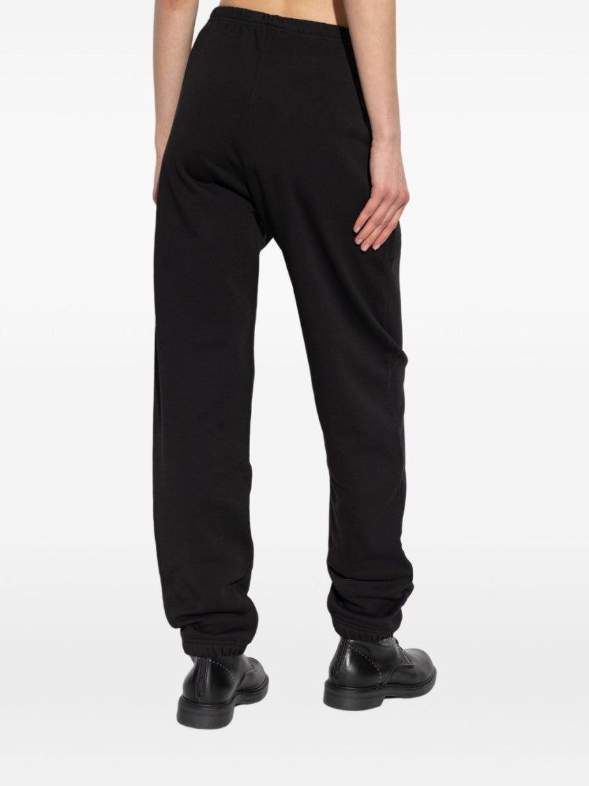 Diesel Relaxed Fit Black Trousers With Elasticated Waistband