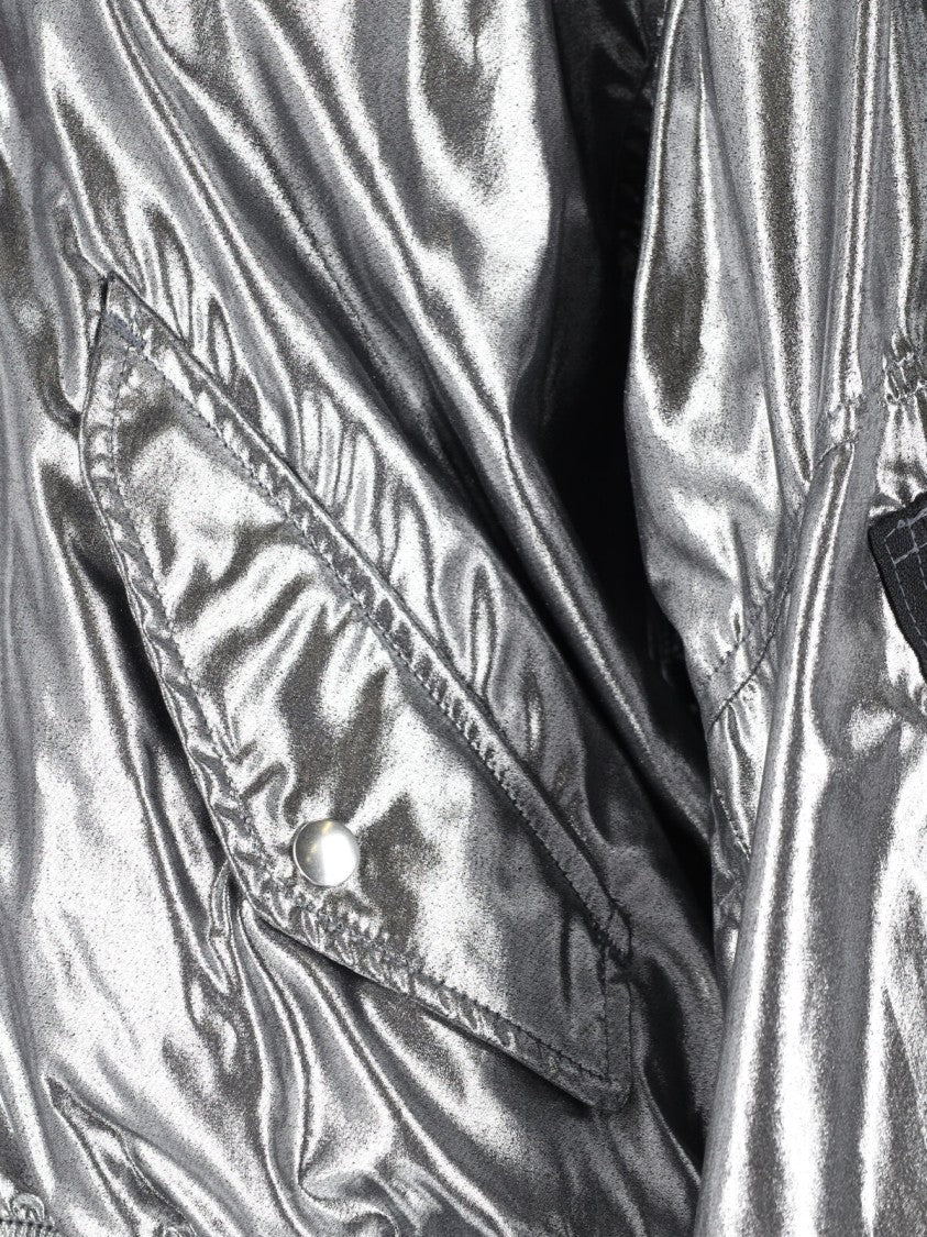 Junya Watanabe Silver Zip Bomber – Metallic