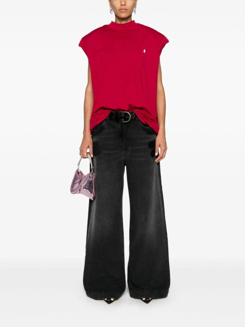 The Attico Layered-Waist Jeans