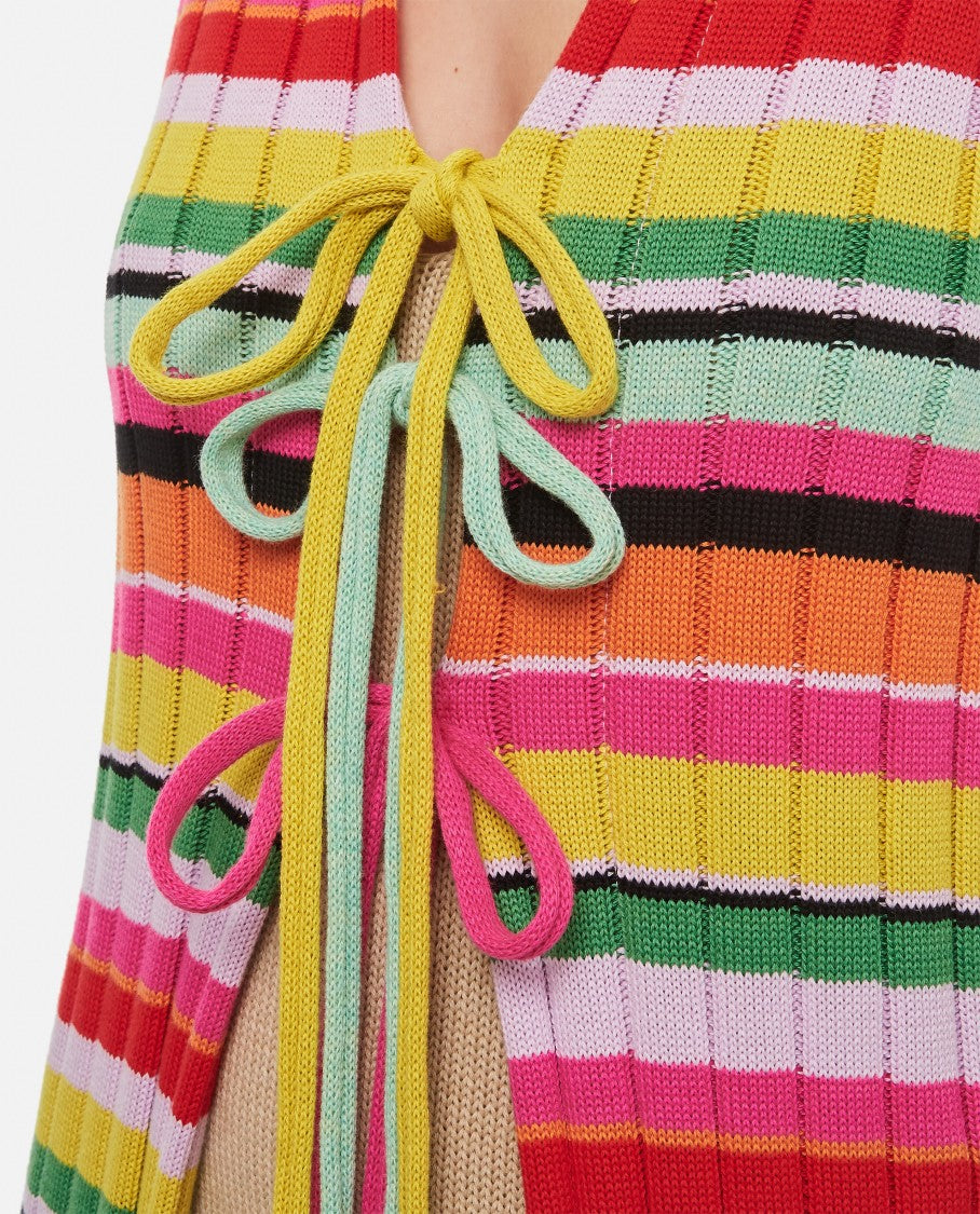 Gio Giovanni Gerosa Cotton Fringes Long Cardigan