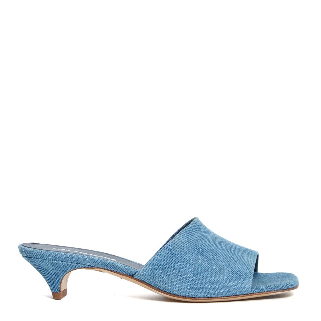Halmanera Jeans Slides, 40Mm Heel