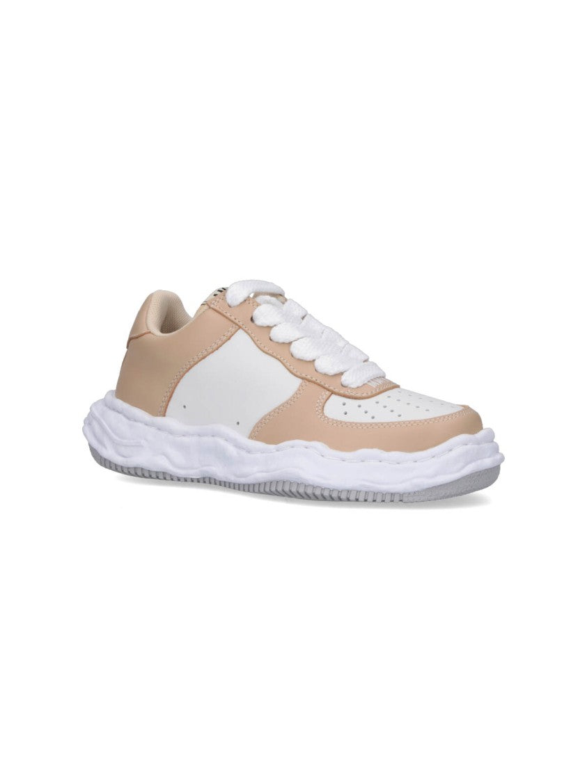 Maison Mihara Yasuhiro Low-Top Sneakers With Rounded Toe And Textured Sole