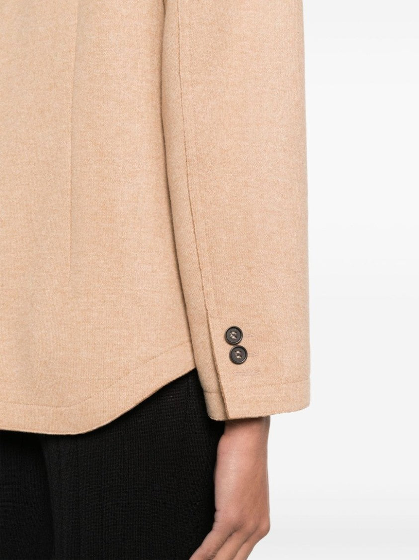 Lorena Antoniazzi Single-Breasted Wool-Cashmere Jacket