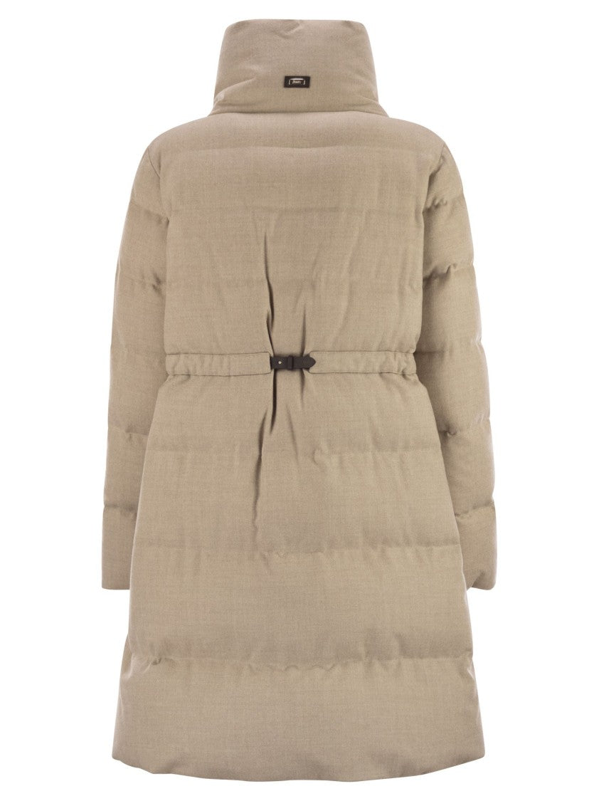 Herno Wool Jacket With High Collar