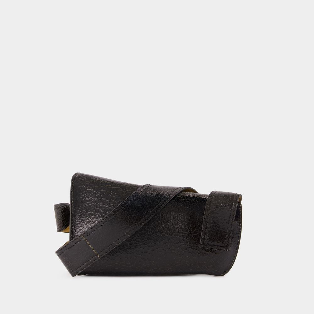 Alexander Mcqueen Sling Shoulder Bag - Leather - Black
