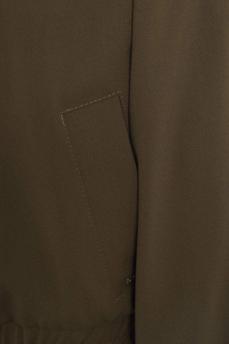 Kaos Boxy Bomber Jacket With Zip Closure