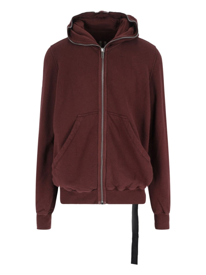 Drkshdw By Rick Owens Classic Knit Sweater In Rich Red Hue