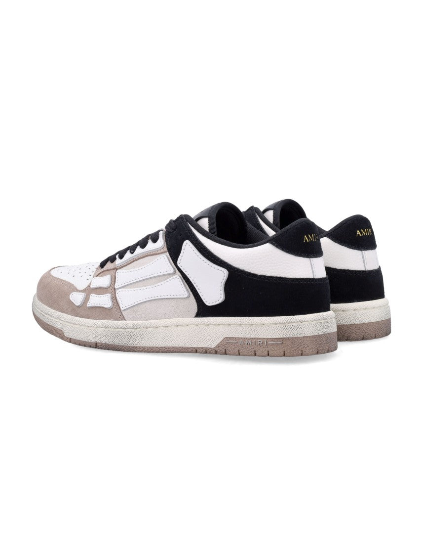 Amiri Distressed Skel Low-Top Sneakers