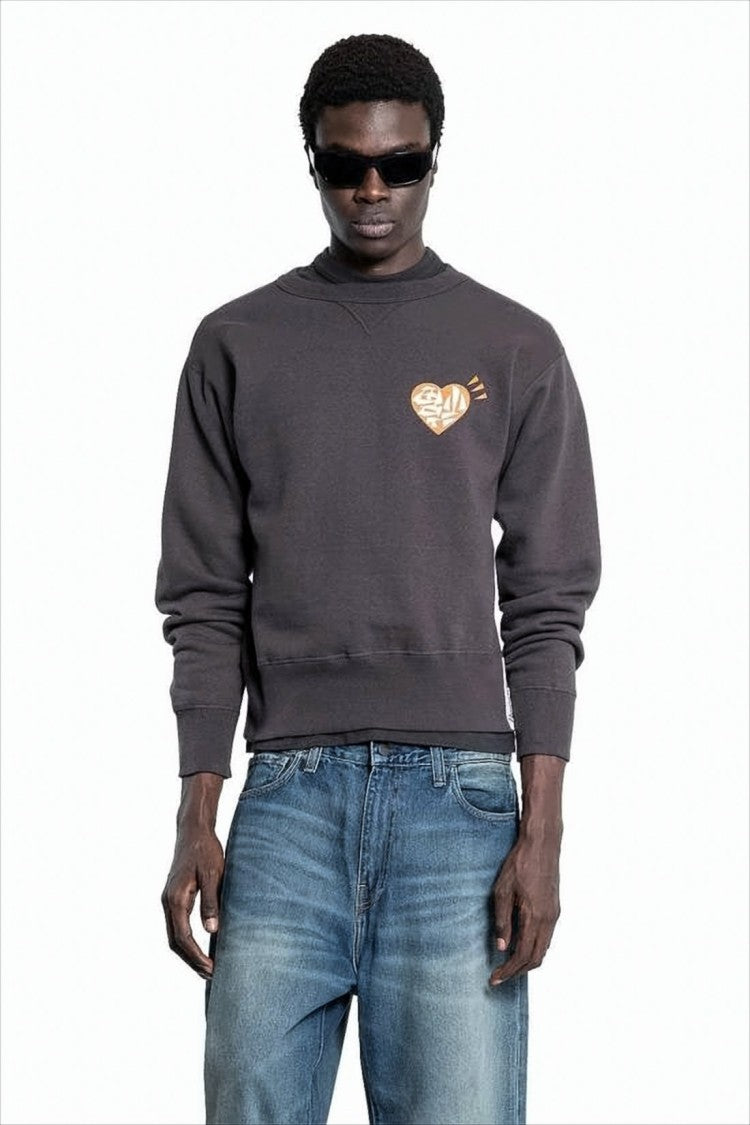 Humanmade Long-Sleeve Sweatshirt With Graphic Accents And Relaxed Fit