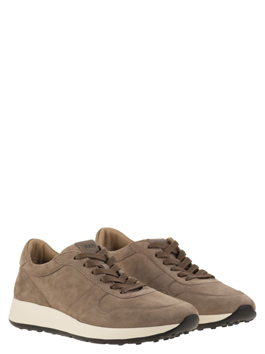 Tod's Red Dot Suede Sneakers By Pashmy