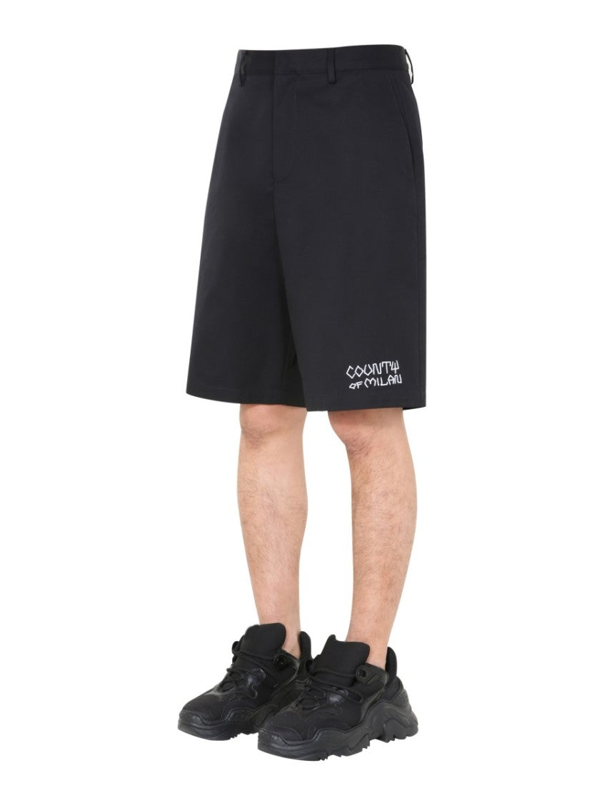 Marcelo Burlon “Country” Bermuda