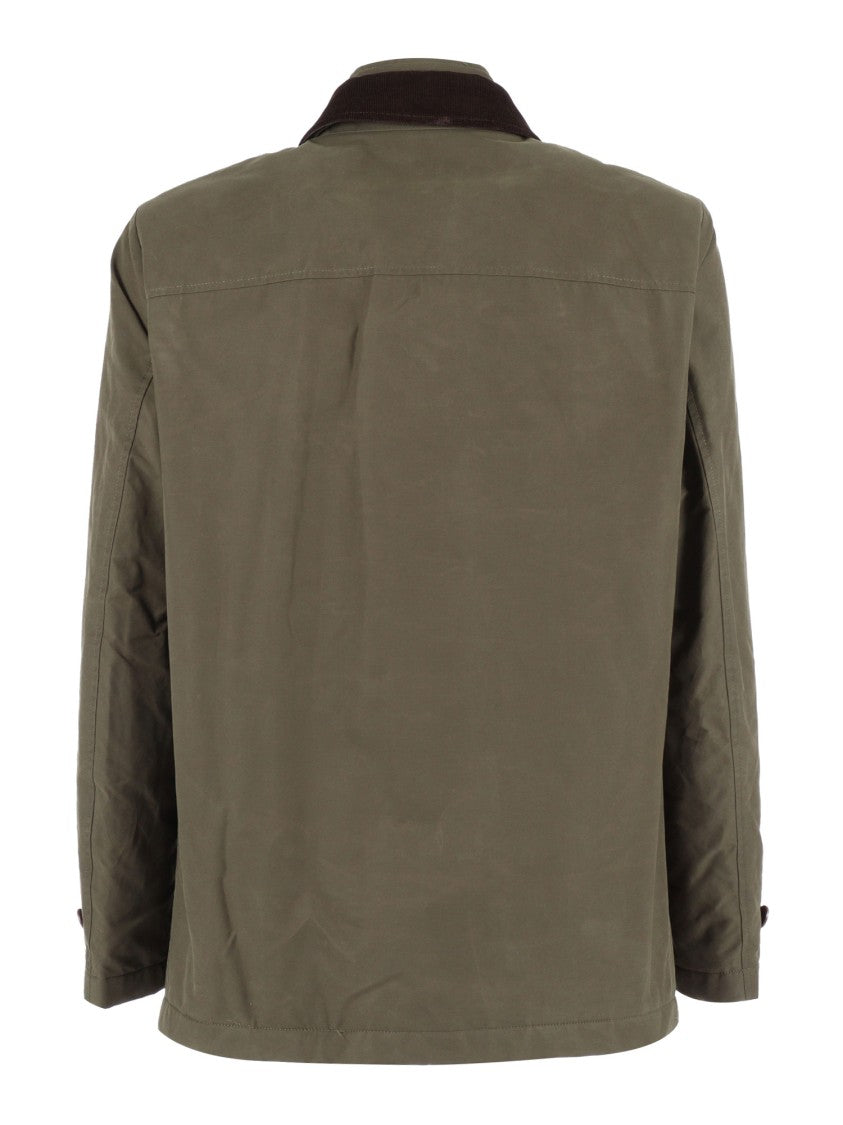 Fay Double-Breasted Cotton-Blend Blazer With Structured Silhouette