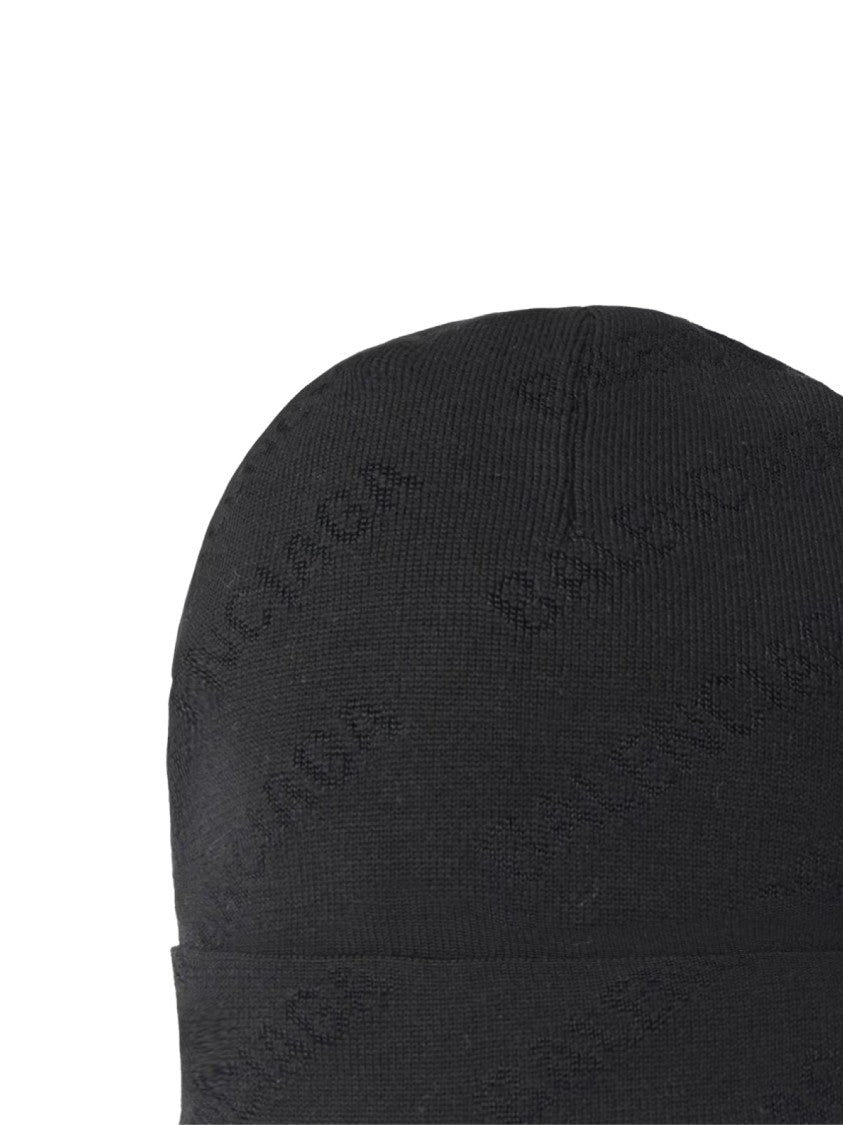 Balenciaga Allover Logo Beanie