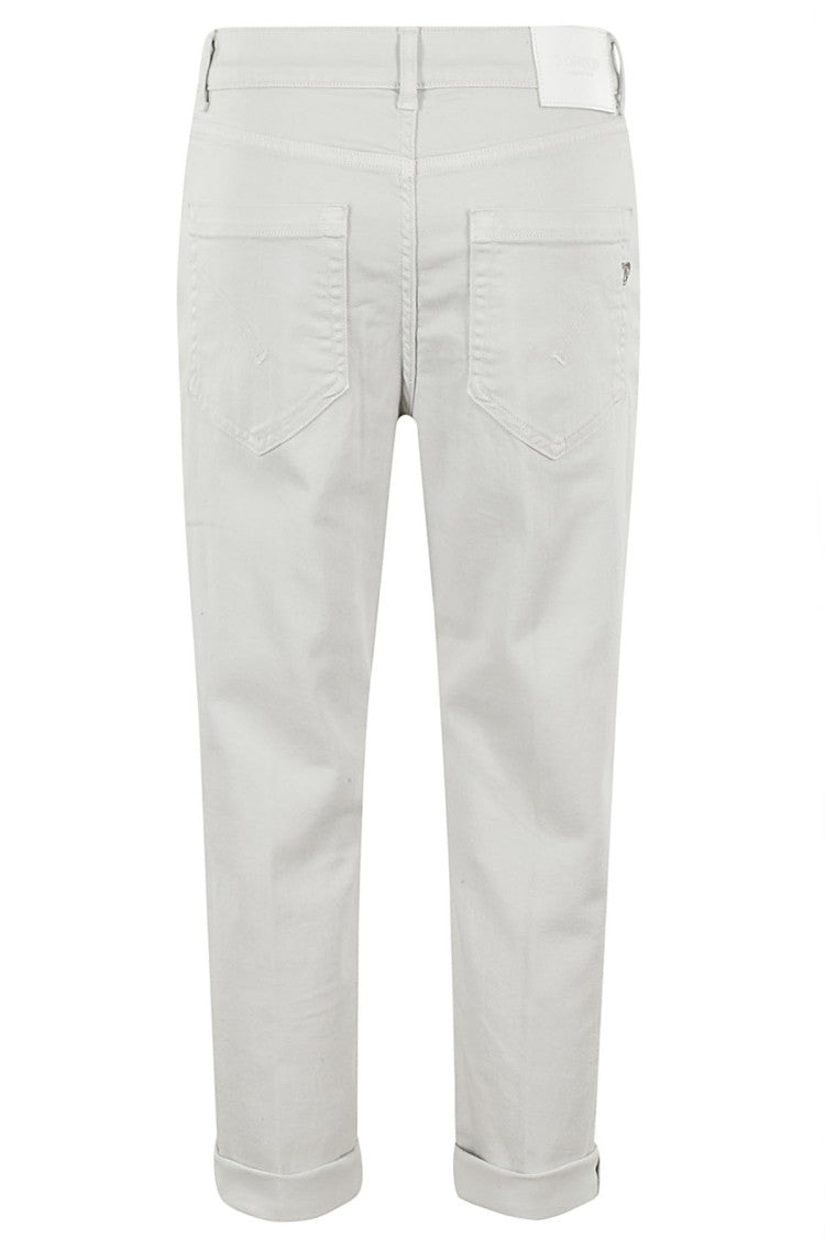 Dondup Light Gray Denim Koons Jewel Trousers