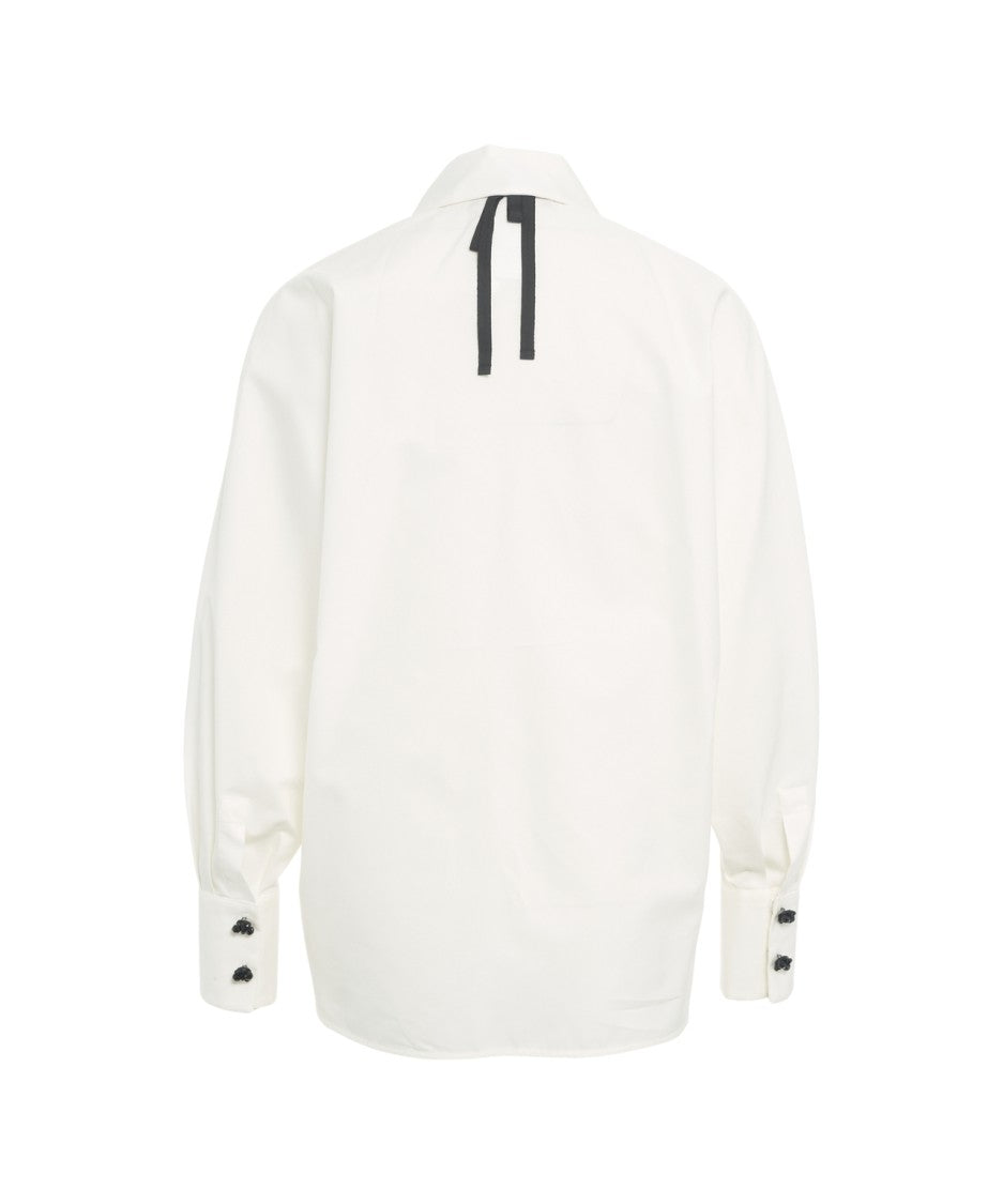 Max Mara 'Roll' Bow Detail Blouse