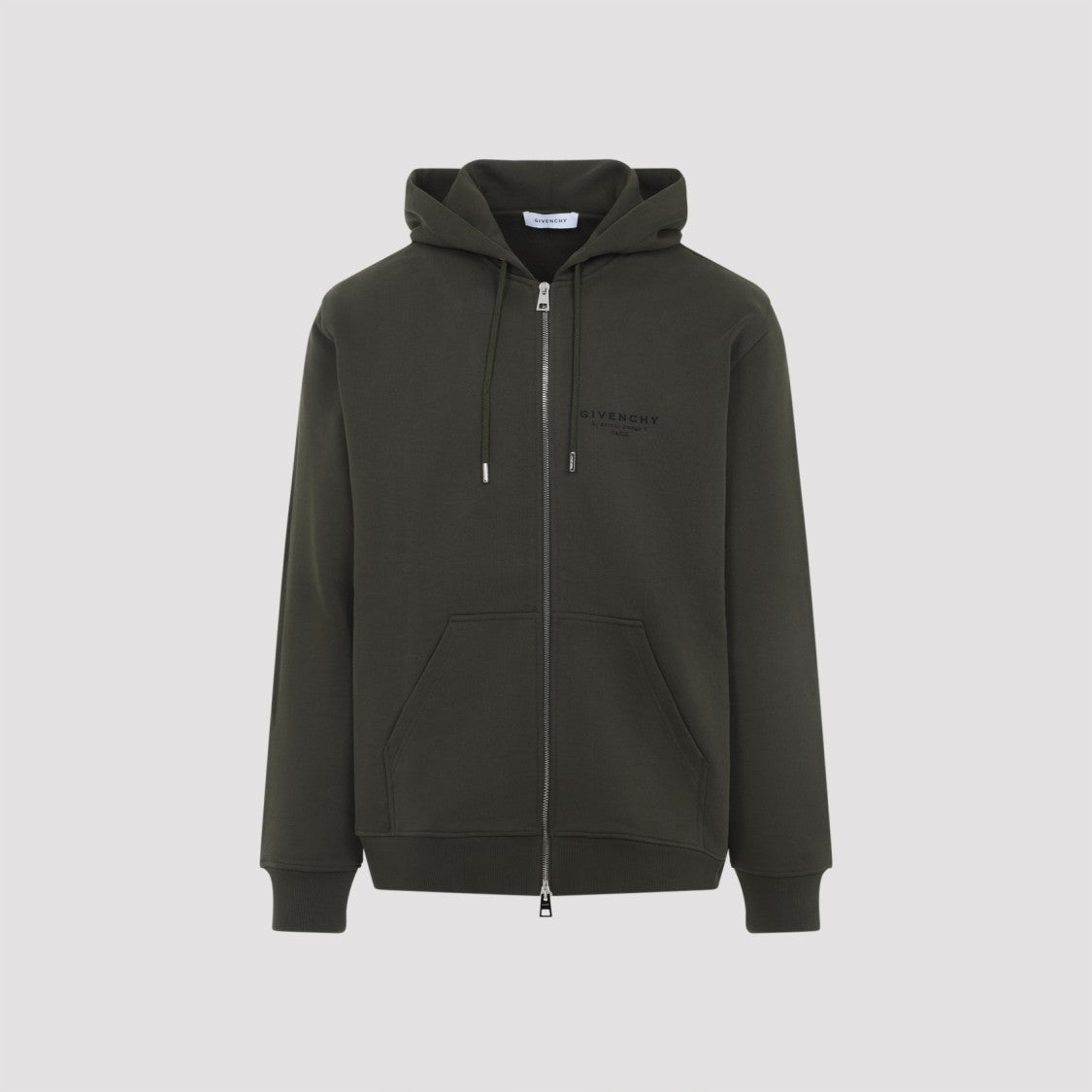 Givenchy Khaki Green Cotton Sweatshirt