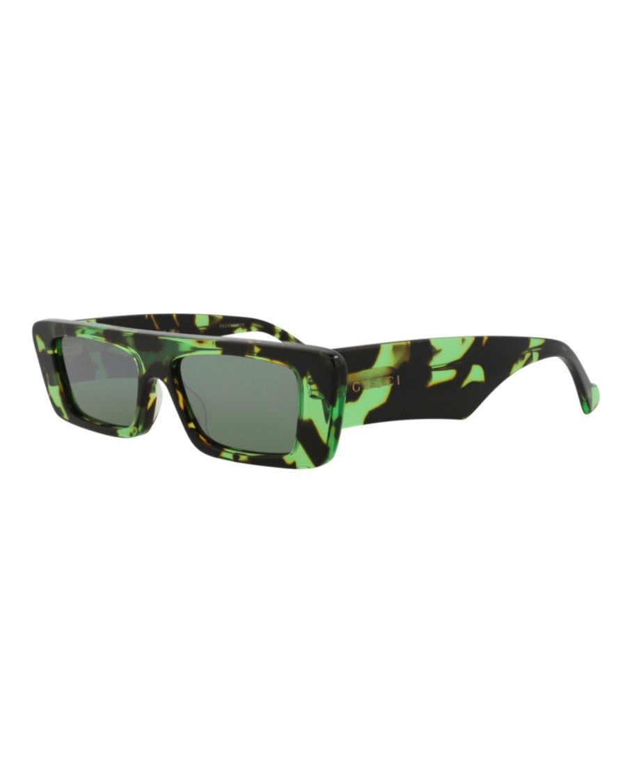 Gucci Square-Frame Recycled Acetate Sunglasses