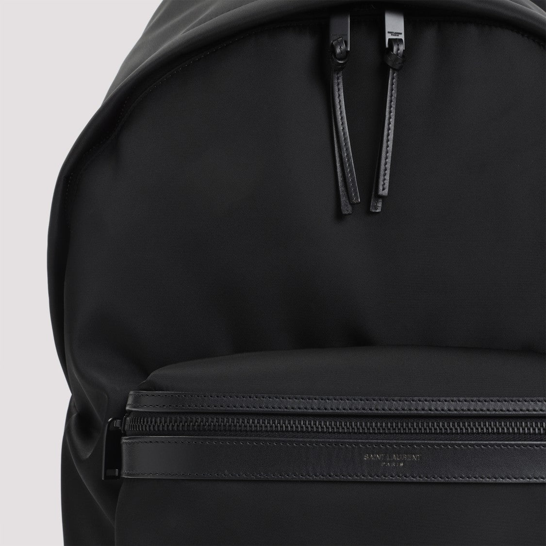 Saint Laurent Nylon And Leather Backpack Bag