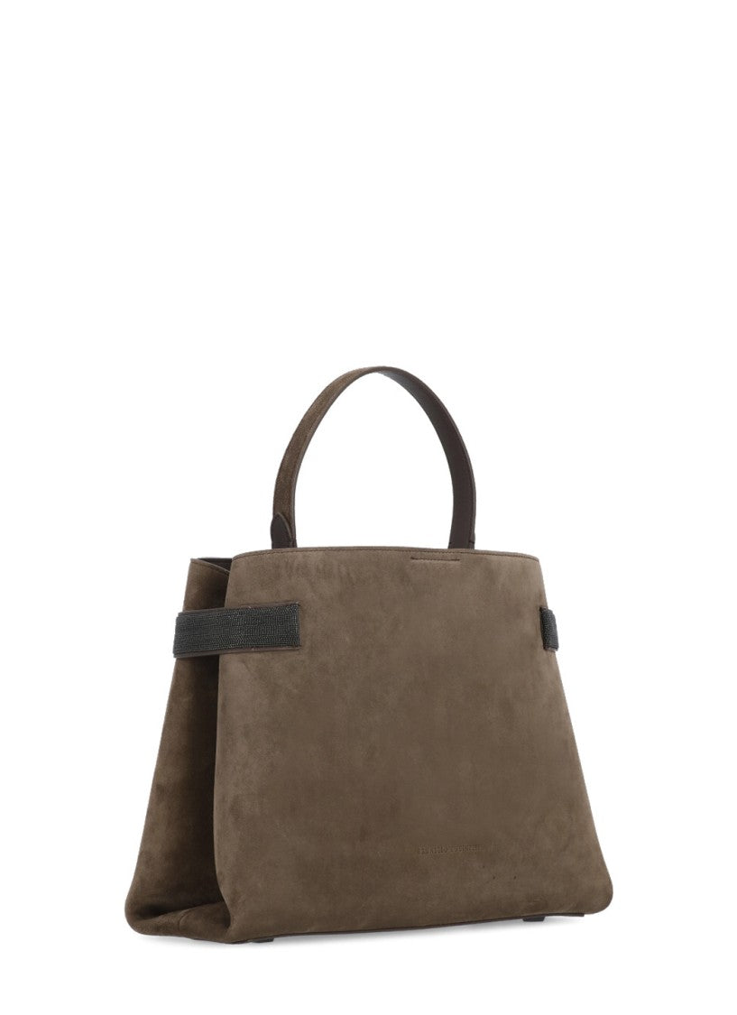 Brunello Cucinelli Precious Bands Shoulder Bag
