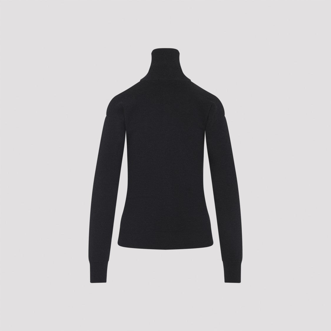 Lemaire Buttoned Fitted Grey Wool Cardigan