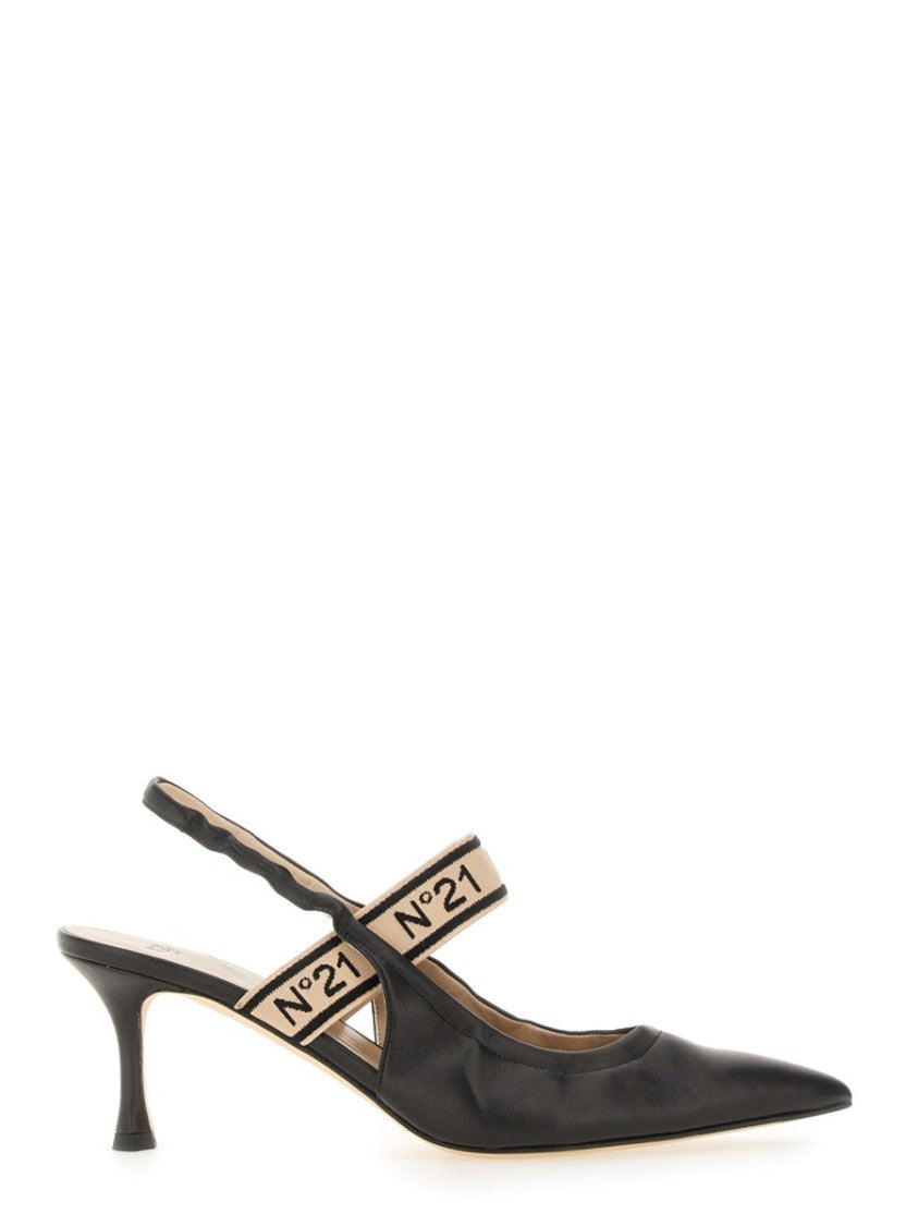N°21 Pointed Toe Slingback Shoes