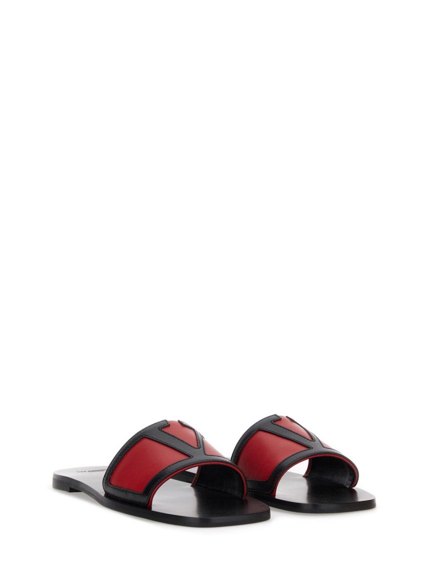 Valentino Garavani Viva Superstar Slide Sandal In Luxurious Nappa Leather