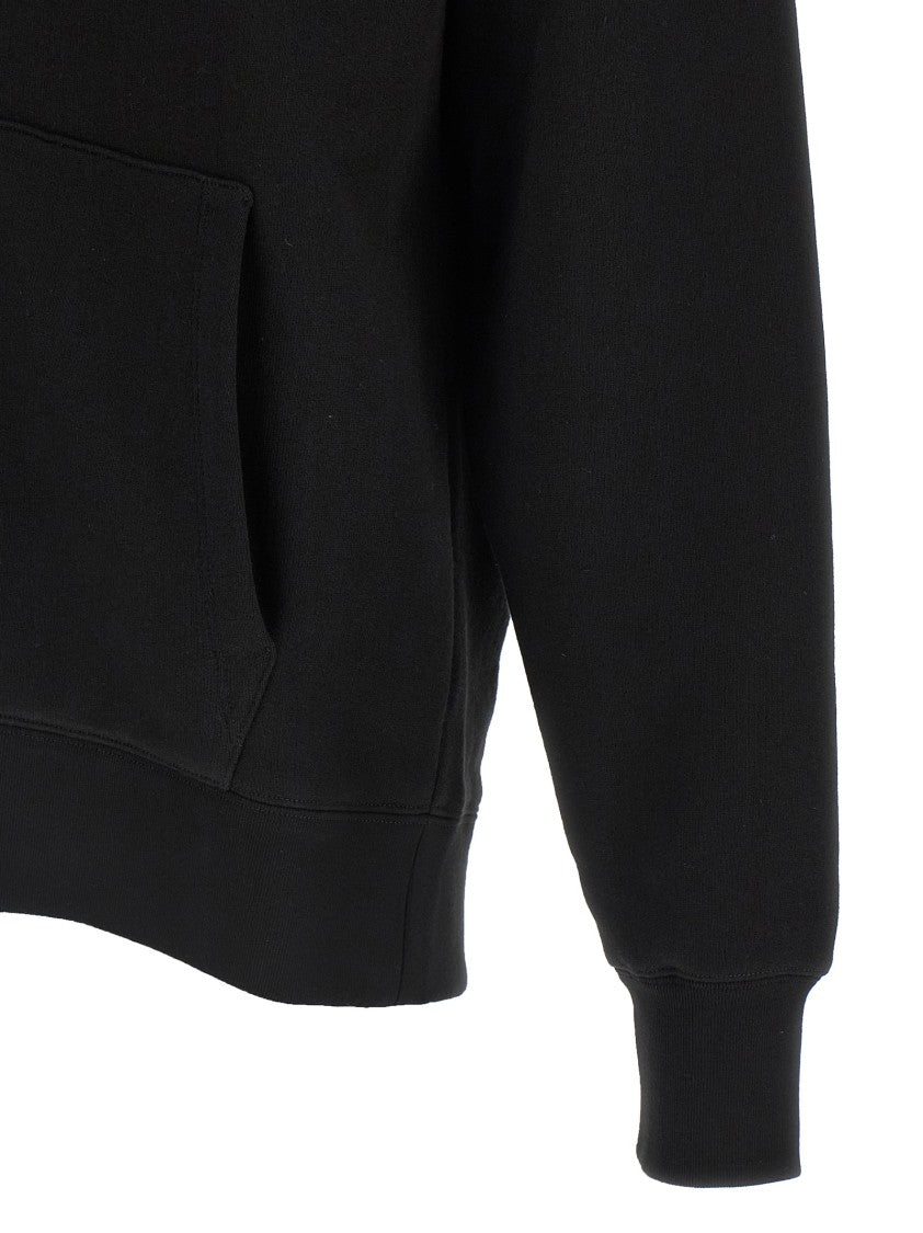 Valentino Garavani Brushed Cotton Hoodie With Vg Patch