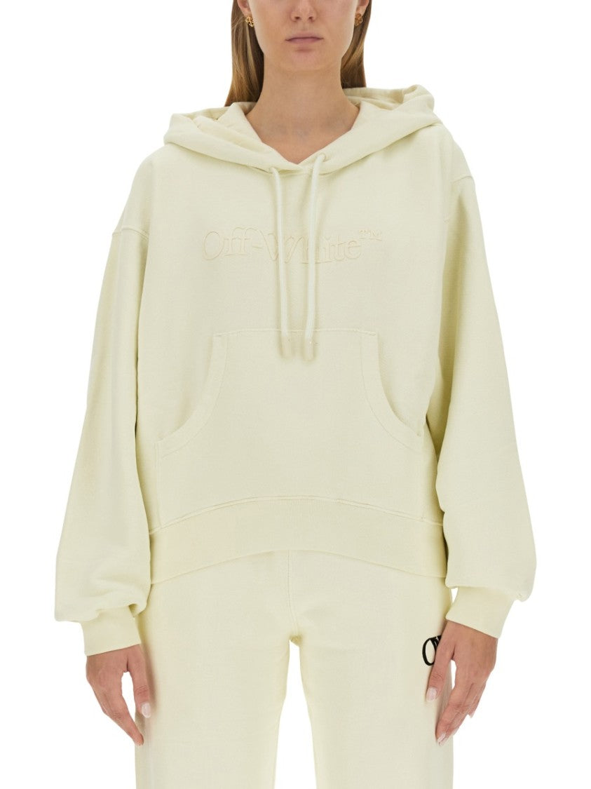 Off-White Oversized Cotton Sweatshirt