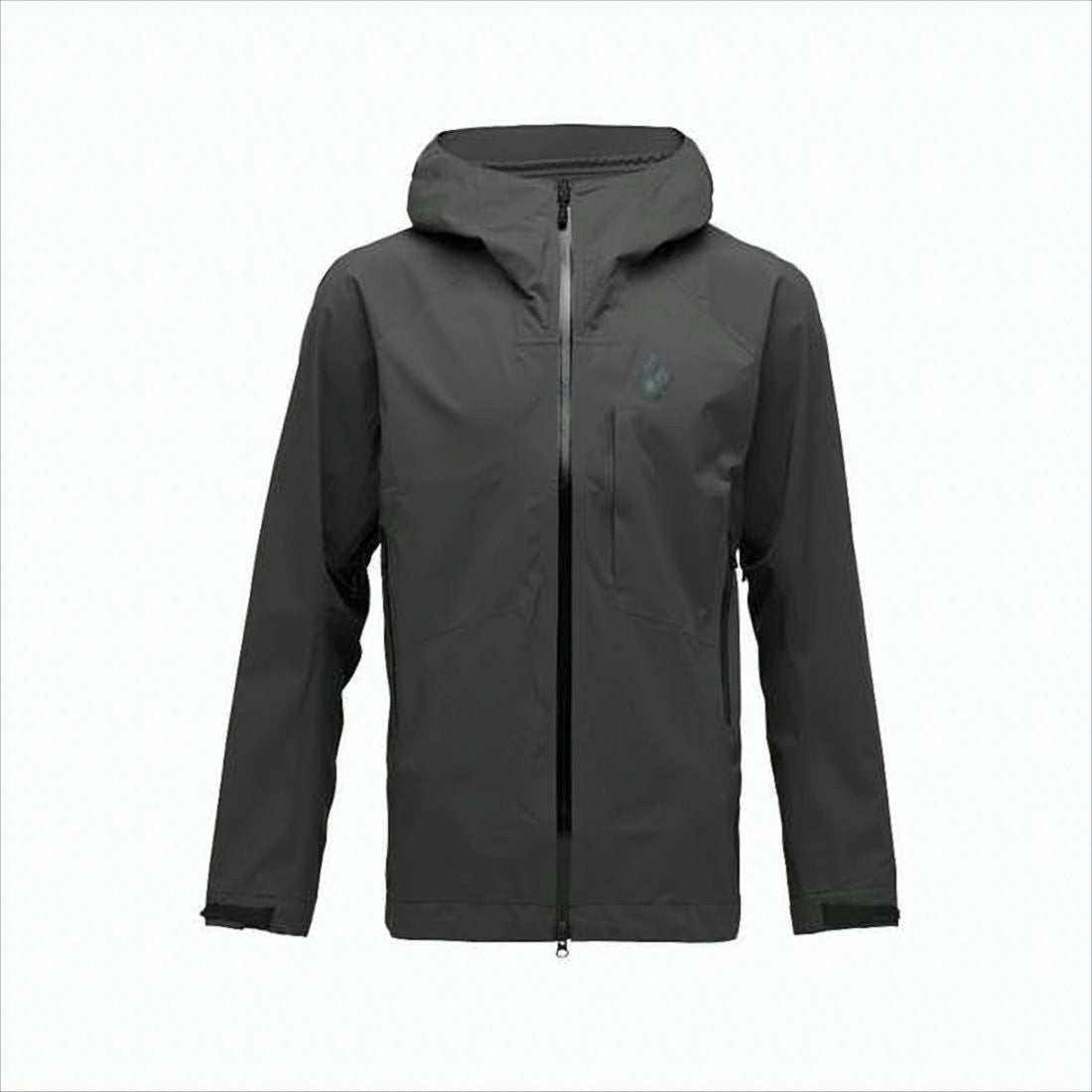 Black Diamond Black Jacket With Attached Hood