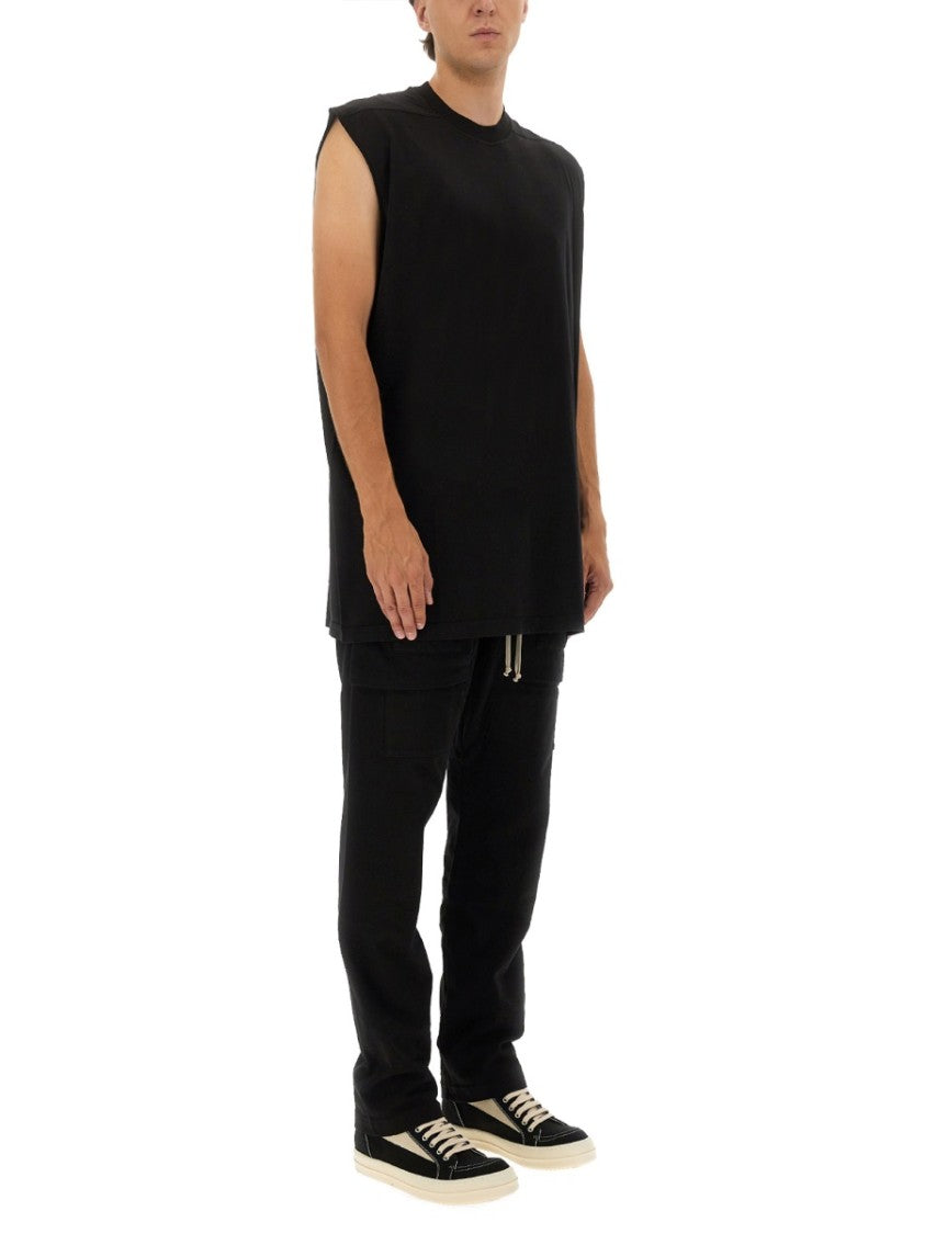 Drkshdw By Rick Owens "Tarp T" Plush T-Shirt