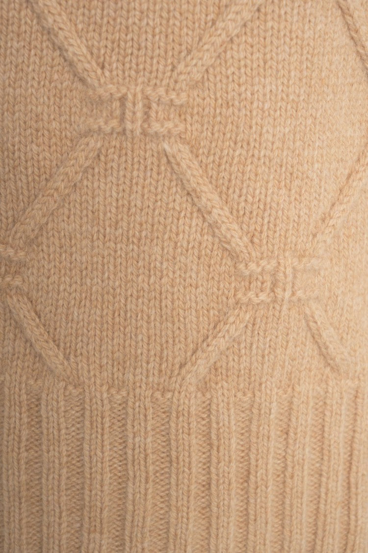 Elisabetta Franchi High Collar Knitted Sweater