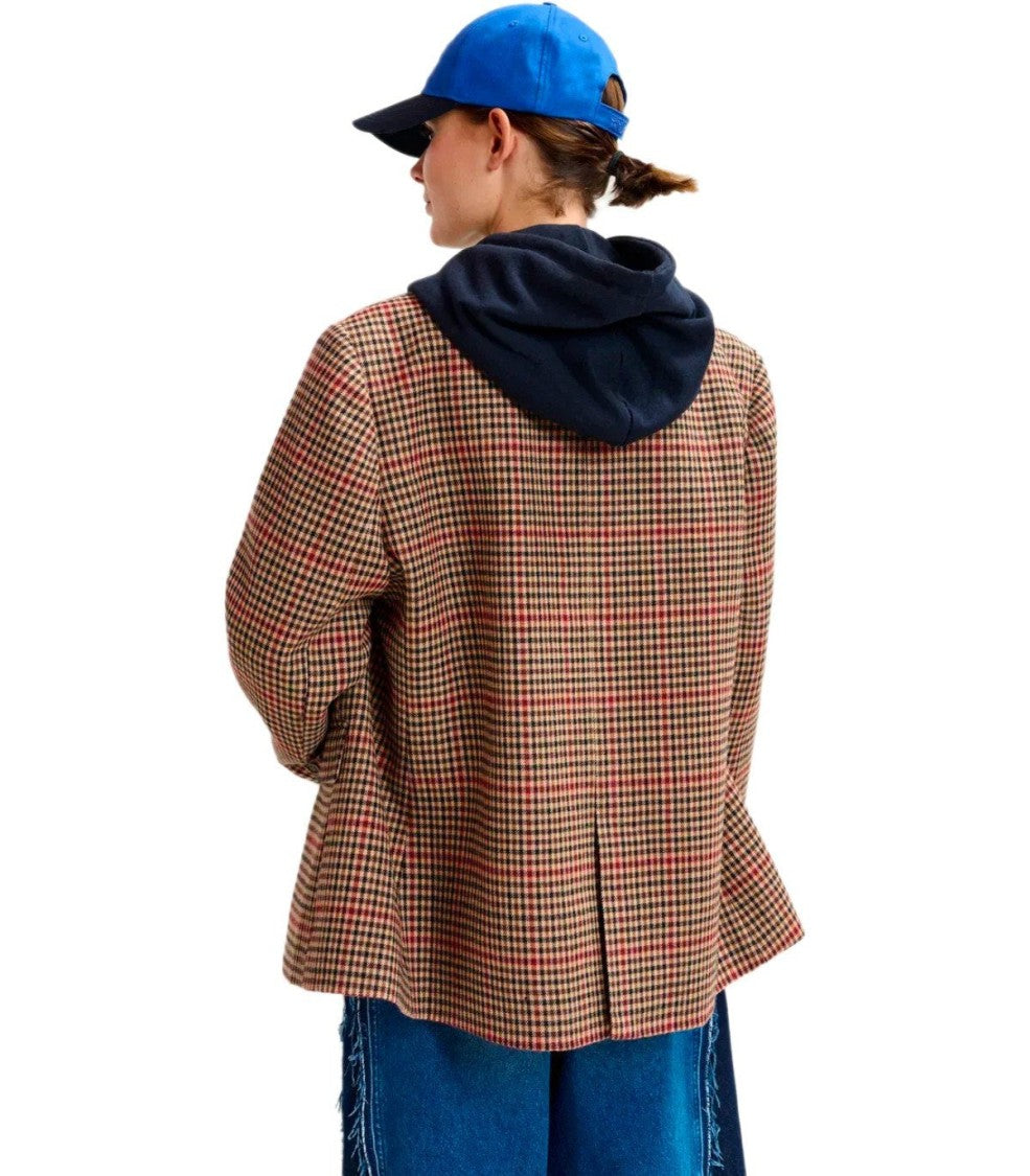 Essentiel Antwerp Irbara Brown Single-Breasted Blazer