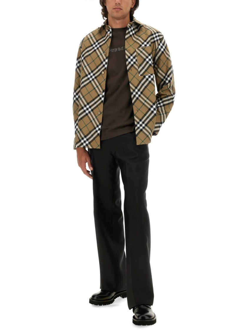 Burberry Brown Cotton T-Shirt