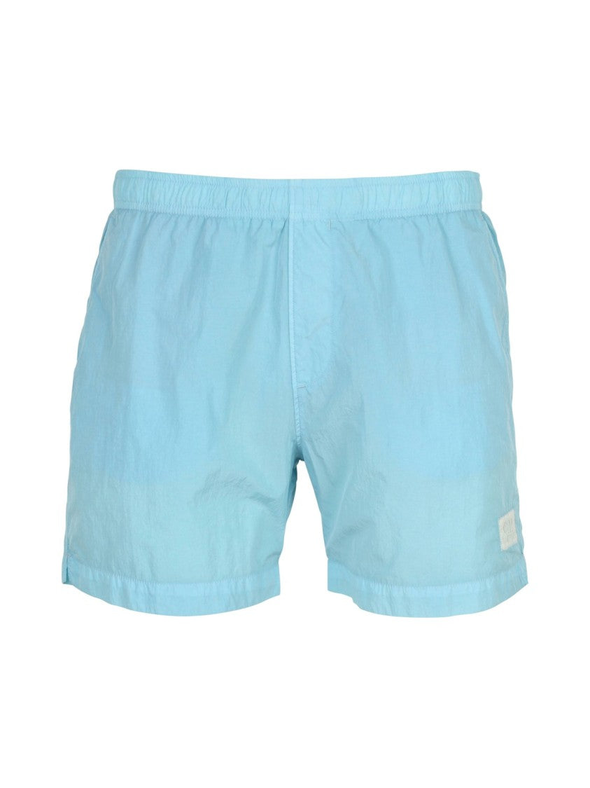 C.P. Company Eco-Chrome R Logo Swim Shorts