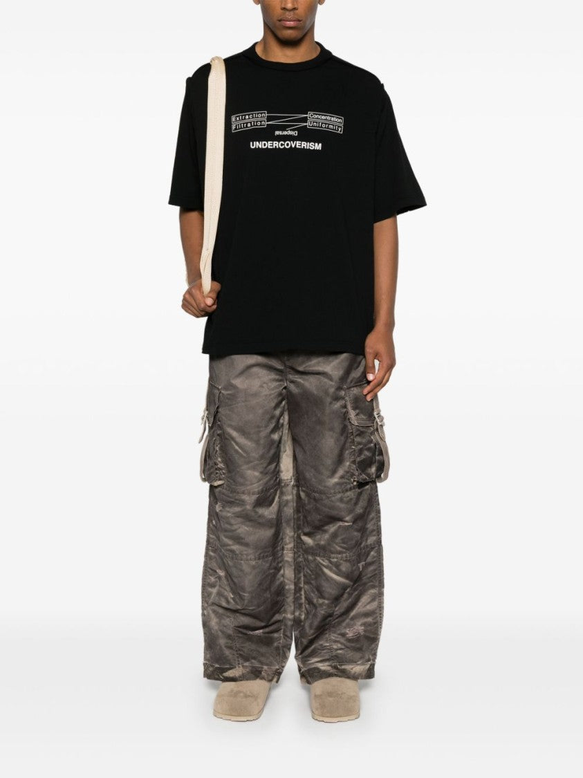 Undercover Graphic Print Black Crew Neck T-Shirt