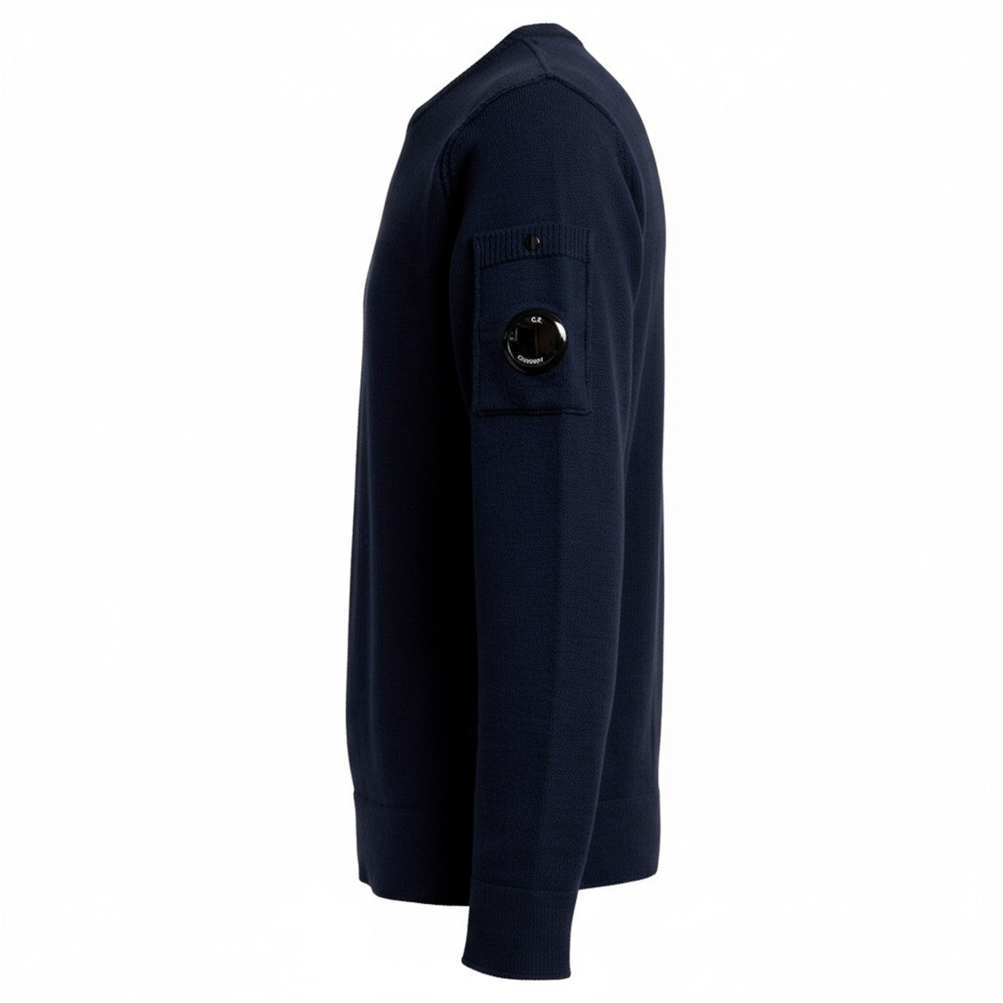 C.P. Company Crew Neck In Soft Cotton Stretch Knit