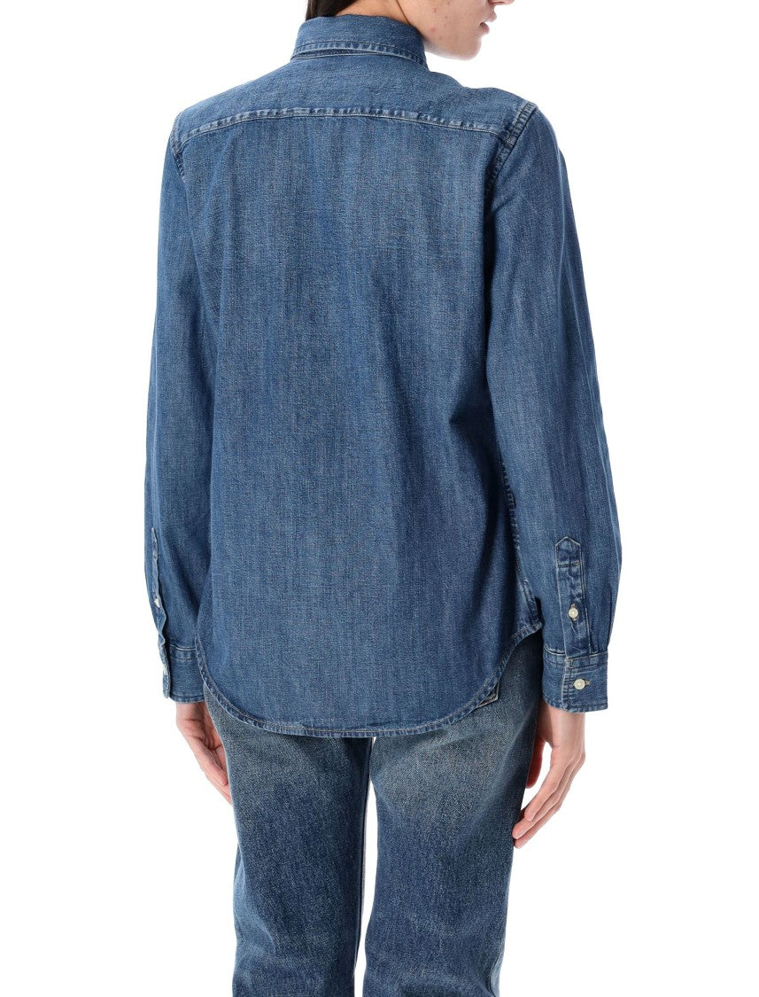 Polo Ralph Lauren Ls Crlte St-Long Sleeve-Button Front Shirt