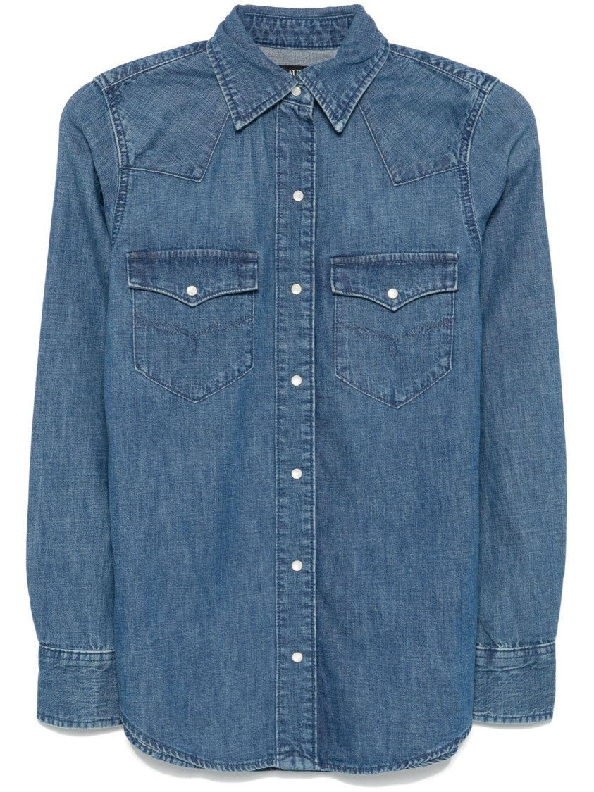 Lauren Ralph Lauren Long Sleeve Button Front Shirt